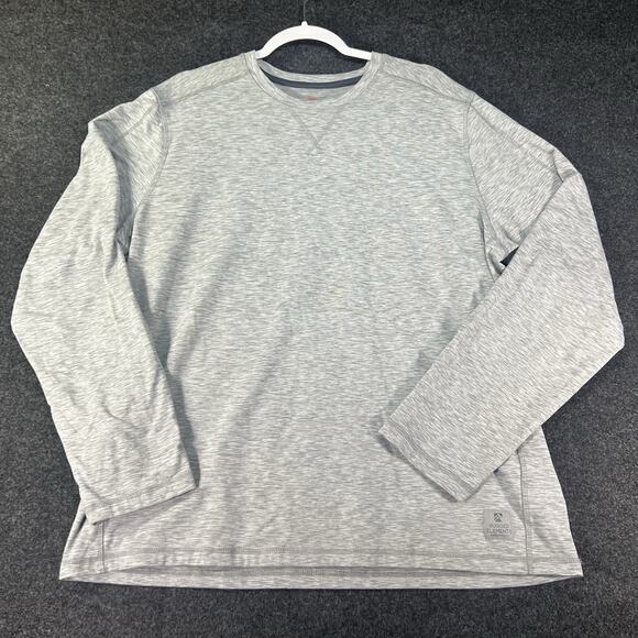 Rugged Elements Adult Shirt XL Gray Long Sleeve Durable Utility Pullover Mens - Picture 1 of 8